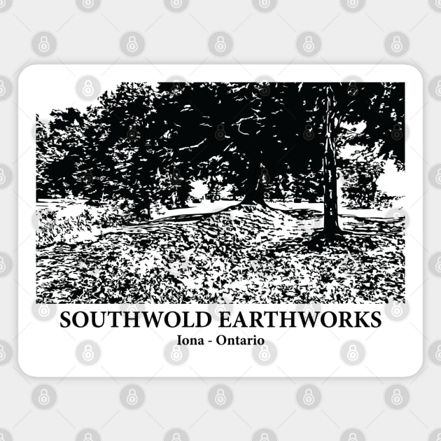 Southwold Earthworks - Iona ON Magnet by Lakeric